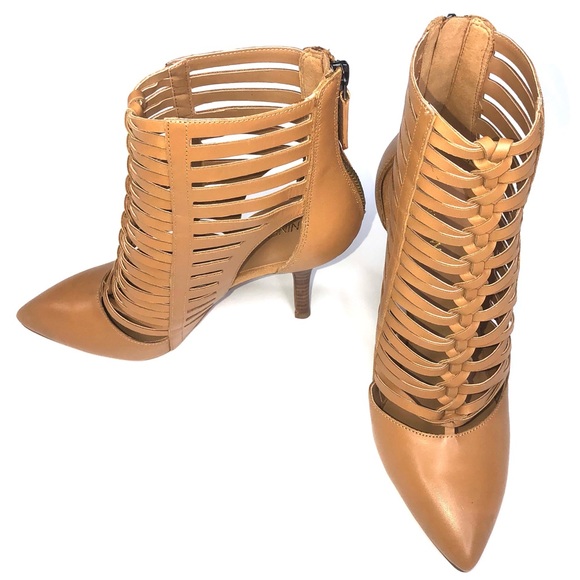 NEW WEST GLADIATOR NATURAL LEATHER HEELS - Picture 9 of 9